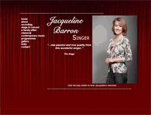 Tablet Screenshot of jacquelinebarron.com